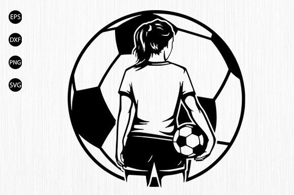 Download Soccer Girl Player Svg, Soccer Svg - Soccer svg Collection